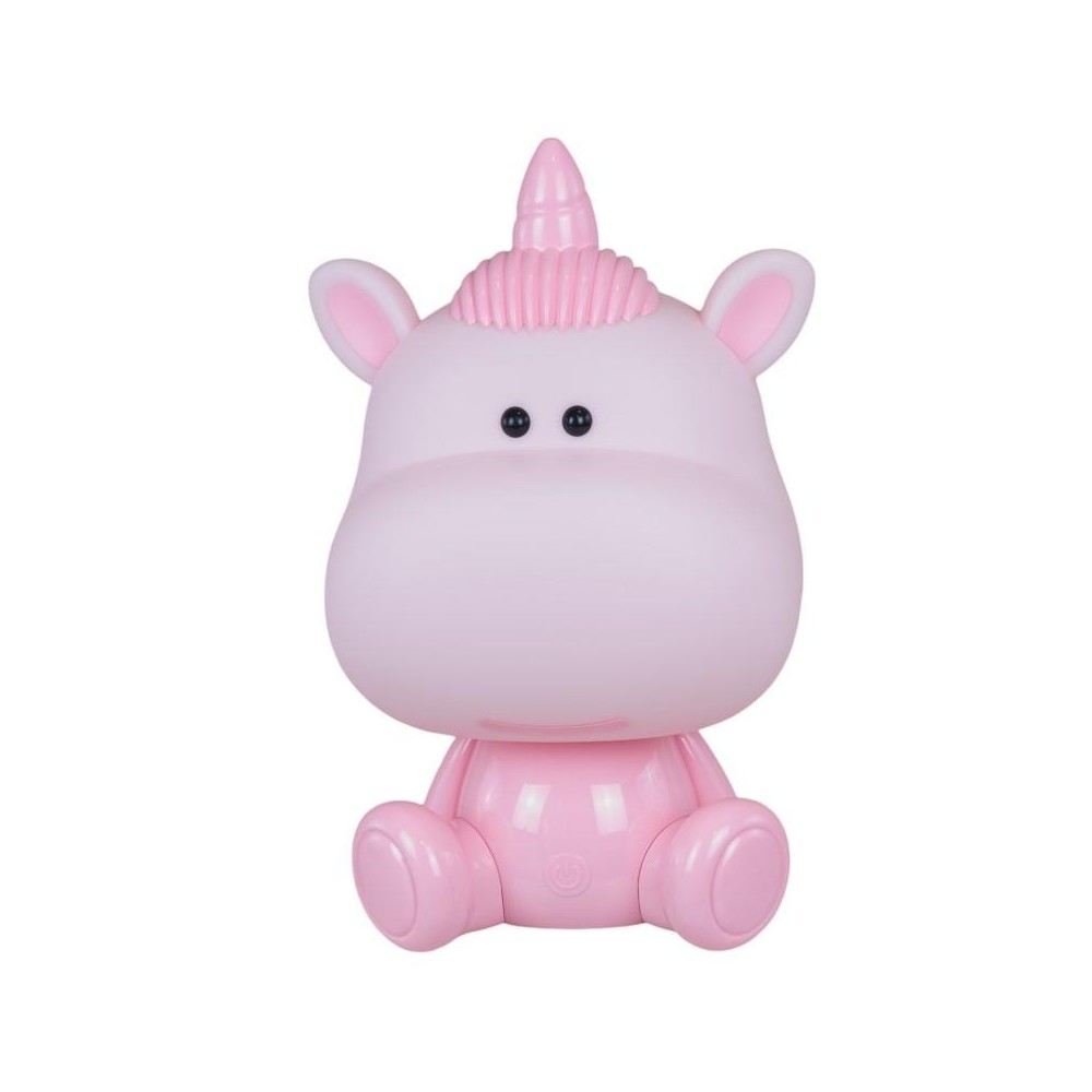 LAMPADA UNICORNO ROSA 20X18X25